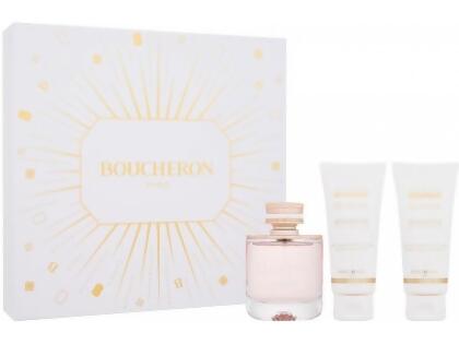 BOUCHERON 經典環戒女性淡香精禮盒(淡香精100ml+身體乳100ml+沐浴精100ml) 