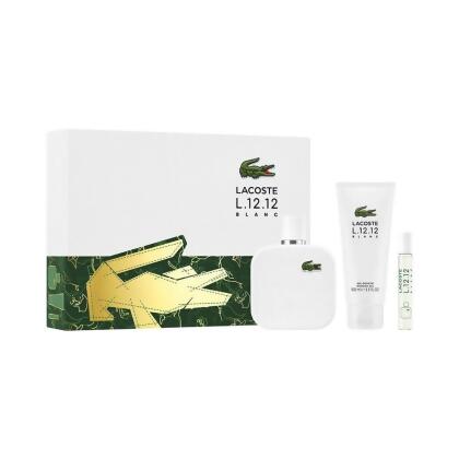 LACOSTE L.12.12 BLANC經典純白男性淡香水禮盒 