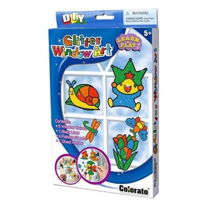 5 COLOR GLITTER WINDOW PAINT 