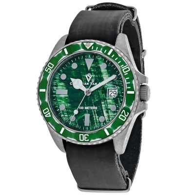 Christian Van Sant Montego Vintage Green Dial Watch - CV5202 