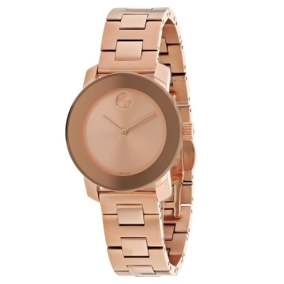 Movado Women S Bold Rose Gold Dial Watch 3600435 From Watch