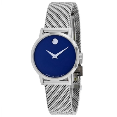 movado museum classic blue