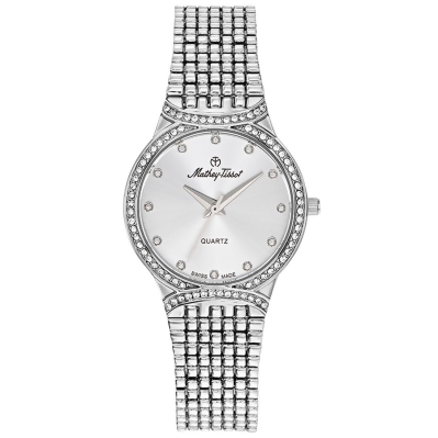 Mathey Tissot Women's Classic Silver Dial Watch - D2681AI 