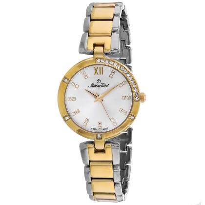 Mathey Tissot Women's Classic Silver Dial Watch - D2583BI 