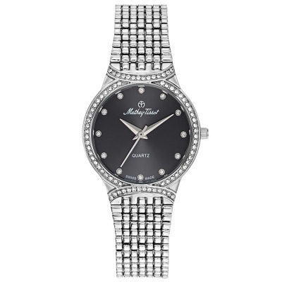 Mathey Tissot Women's Classic Black Dial Watch - D2681AN 