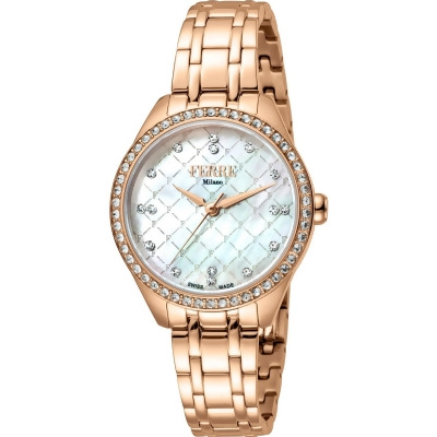Ferre Milano Women's Classic Mother of pearl Dial Watch - FM1L116M0081 