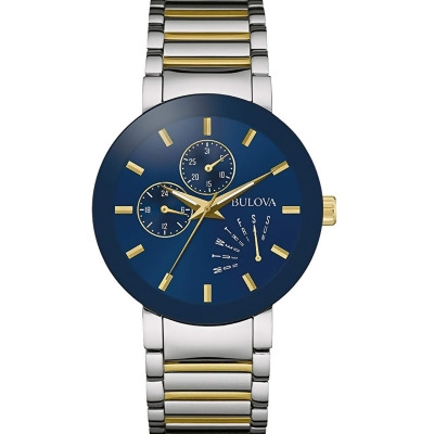 Bulova Men's Futuro Blue Dial Watch - 98C123 