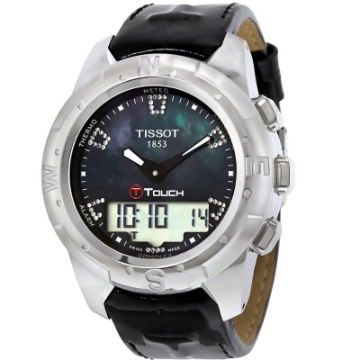 Tissot Women's T-Touch II Black mother of pearl Dial Watch - T0472204612600 