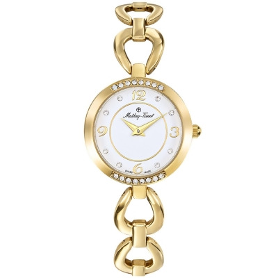 Mathey Tissot Women's Fleury 1496 White Dial Watch - D1496PYI 