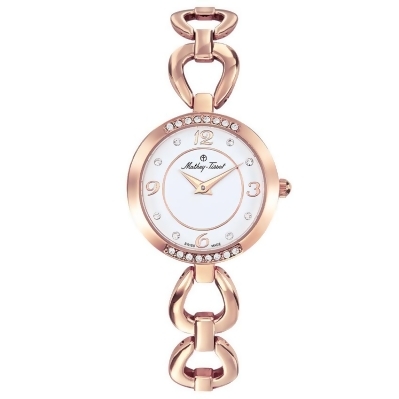 Mathey Tissot Women's Fleury 1496 White Dial Watch - D1496PI 