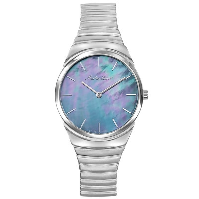 Mathey Tissot Women's Classic Mother of pearl Dial Watch - D1091AN 