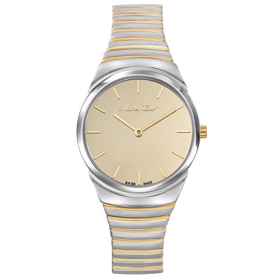 Mathey Tissot Women's Classic Gold Dial Watch - D1091BDI 