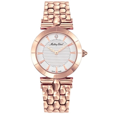 Mathey Tissot Women's Classic Silver Dial Watch - D106RI 