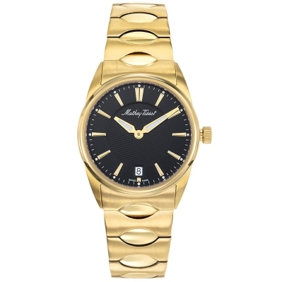 Mathey Tissot Women's Classic Black Dial Watch - D791PN 