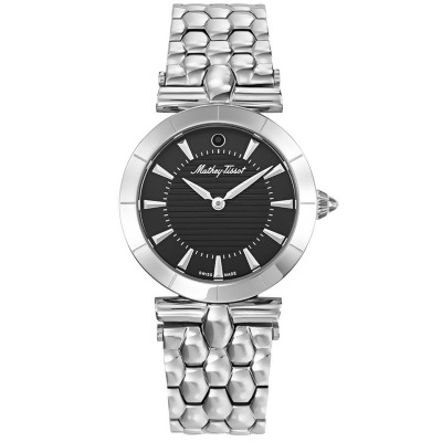 Mathey Tissot Women's Classic Black Dial Watch - D106AN 