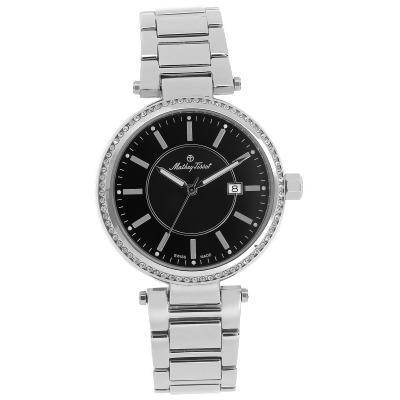 Mathey Tissot Women's Classic Black Dial Watch - H610AN 
