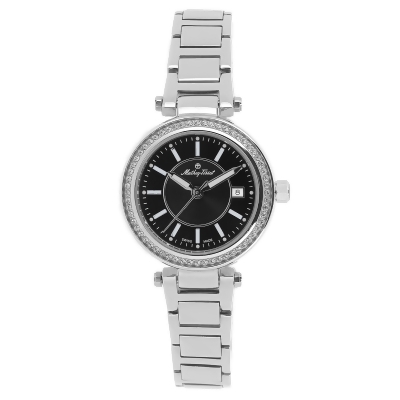 Mathey Tissot Women's Classic Black Dial Watch - D610AN 