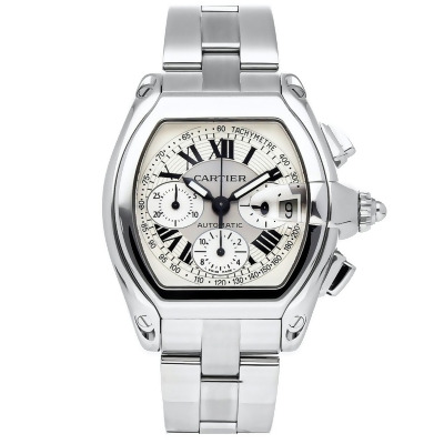 Cartier Men's Roadster Silver Dial Watch - W62006X6 