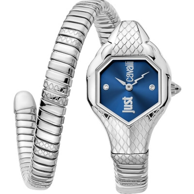 Just Cavalli Women's Serpente Blue Dial Watch - JC1L190M0025 