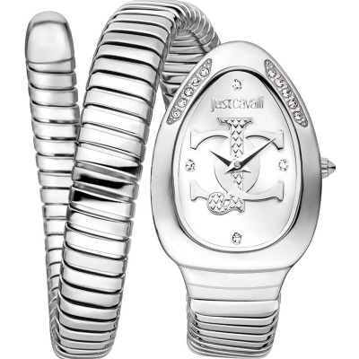 Just Cavalli Women's Snake Silver Dial Watch - JC1L227M0015 