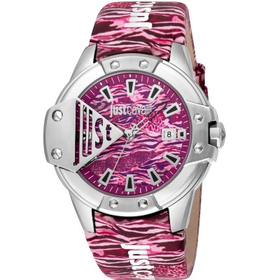 Just Cavalli Women's Scudo Pink Dial Watch - JC1G260L0015 