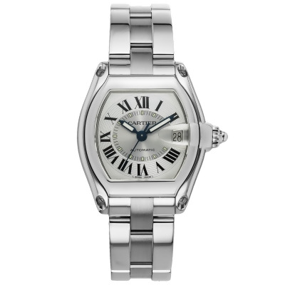 Cartier Men's Roadster Silver Dial Watch - W62000V3 