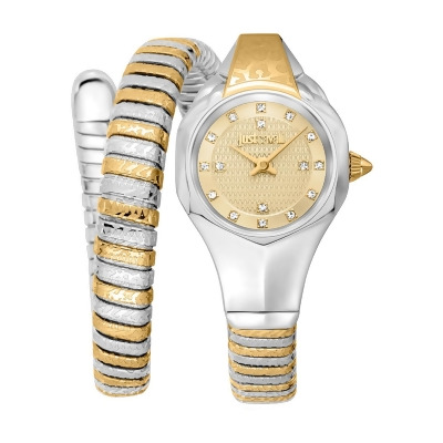 Just Cavalli Women's Amalfi Gold Dial Watch - JC1L270M0055 