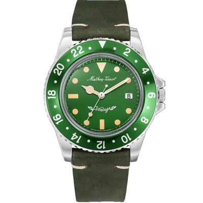 Mathey Tissot Men's Vintage Green Dial Watch - H900ALV 