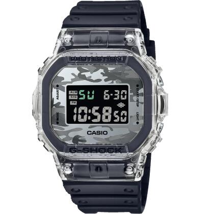 Casio Men's G-Shock Black Dial Watch - DW5600SKC-1 