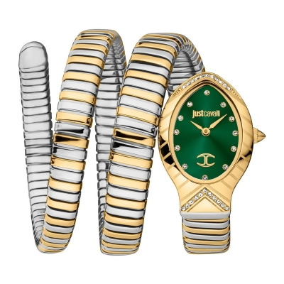 Just Cavalli Women's Lungo Green Dial Watch - JC1L248M0065 