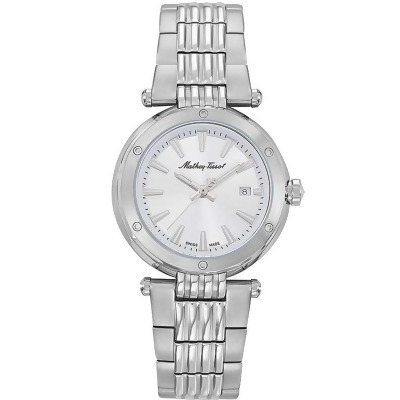 Mathey Tissot Women's Neptune Silver Dial Watch - D912AI 