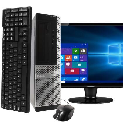 Dell OptiPlex OP390 Desktop Computer PC, 3.20 GHz Intel i5 Quad Core Gen 2, 8GB DDR3 RAM, 250GB Hard Disk Drive (HDD) SATA Hard Drive, Windows 10 Professional 64bit (Refurbished) 