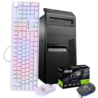 Lenovo ThinkCentre M92P Tower Computer PC, 3.40 GHz Intel i7 Quad Core Gen 3, 4GB DDR3 RAM, 512GB SSD Hard Drive, Windows 10 Professional 64bit (Refurbished) 
