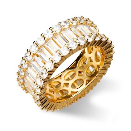 MICHAEL - Mixed Cut Eternity Band Go to SHOPGLOBAL.COM