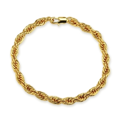 LEON - Extended 6 mm Rope Chain Bracelet Go to SHOPGLOBAL.COM