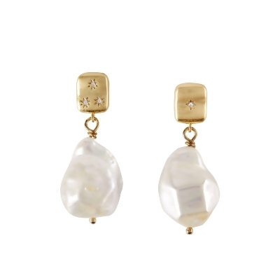 AMELIA – Oversized Freshwater Pearl Drop Earrings Go to SHOPGLOBAL.COM