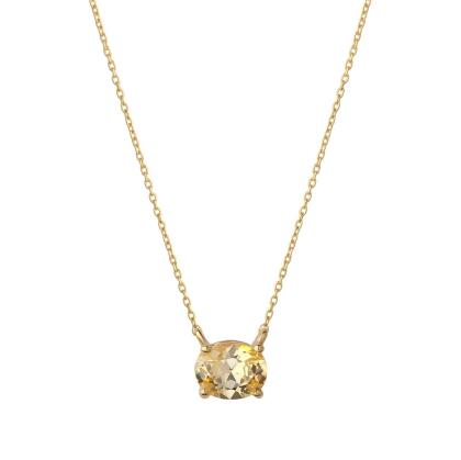 CORA - Oval Cut Solitaire Pendant (SPECIAL) Go to SHOPGLOBAL.COM