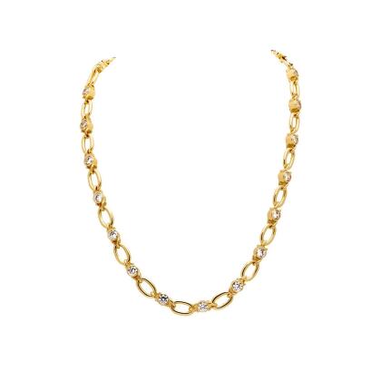 ZARAH – Bezel Set Link Necklace Go to SHOPGLOBAL.COM