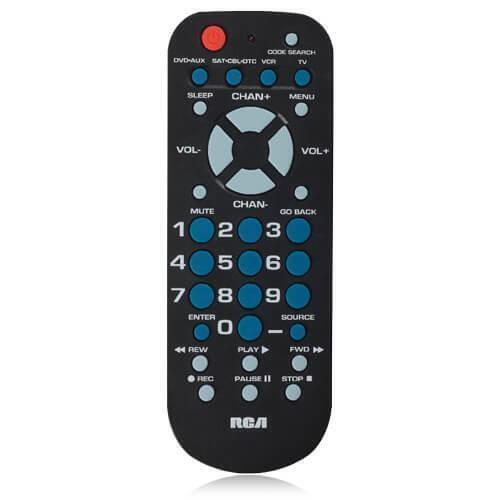 RCA RCR504 Universal Remote Control with 4 Functions