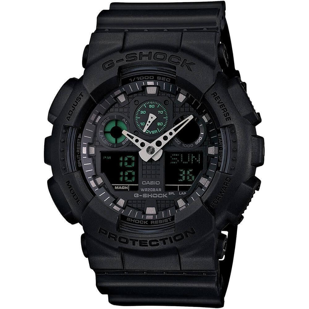 Casio GA100MB1A Mens Black G-Shock Military Watch