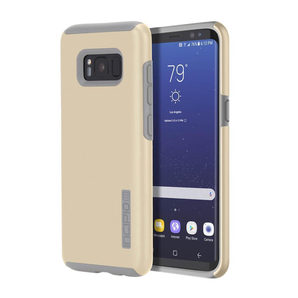 Incipio SA823CGY DualPro Case for Samsung Galaxy S8 - Gray/Champagne