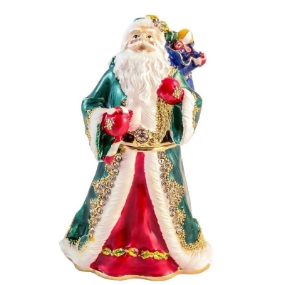 Jay Jayson's Inc. 1131801 Tall Santa Claus Trinket Box 