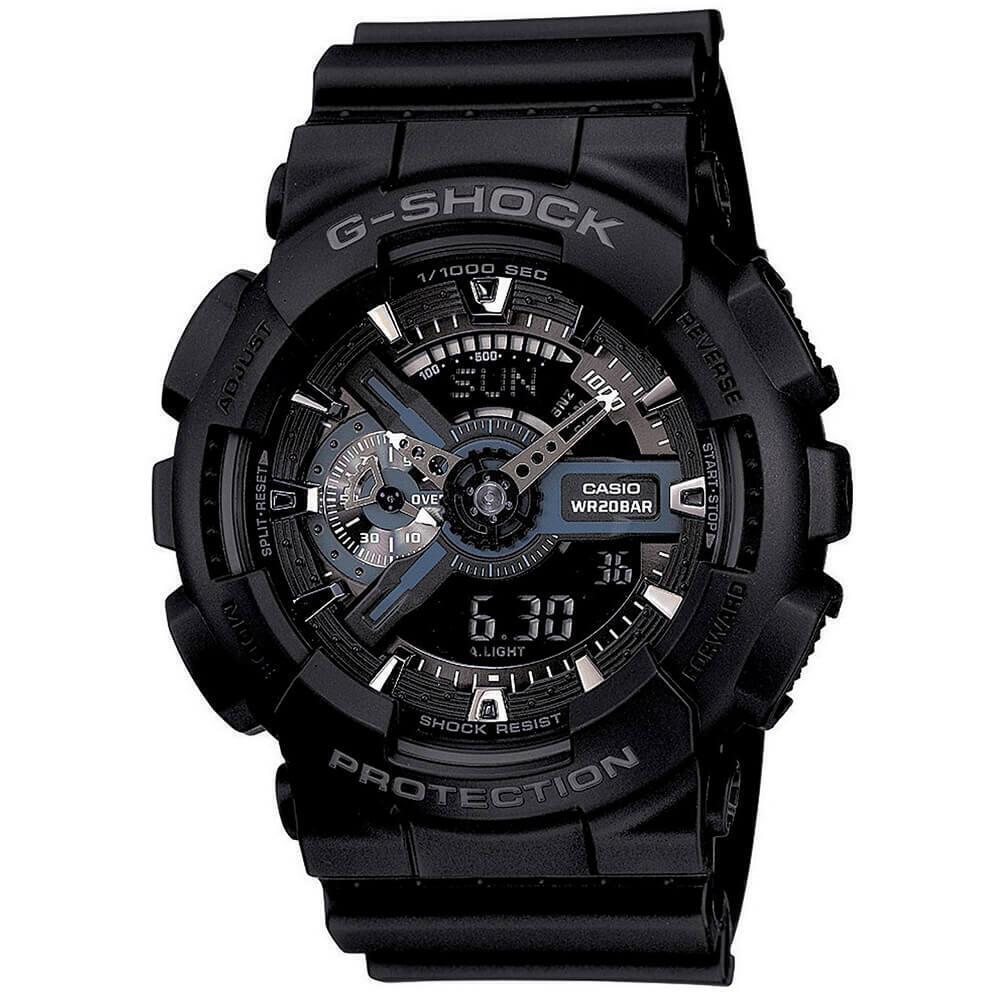 Casio GA1101B Mens Black G-Shock Analog-Digital Watch