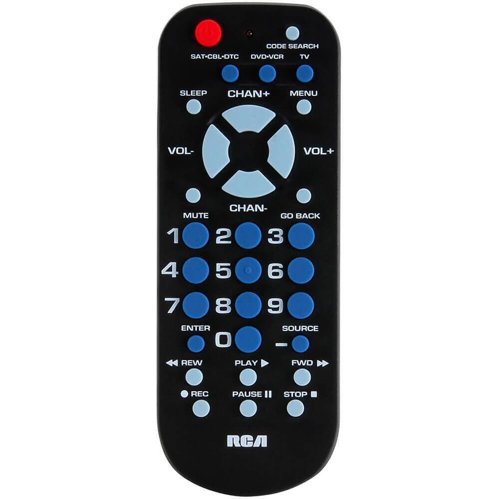 RCA RCR503 Universal Remote Control with 3 Functions