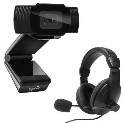 Supersonic SC942WCH Pro HD Video Webcam with Headset 