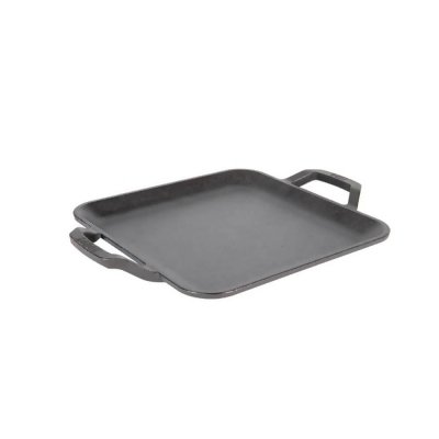 Lodge LC11SGR 11 inch Seasoned Cast Iron Square Griddle 