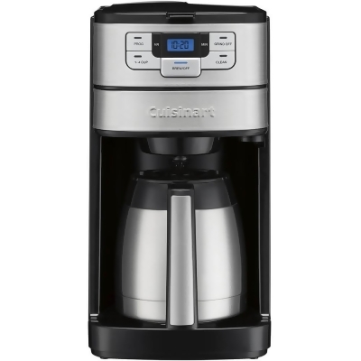 Cuisinart DGB450 Automatic Grind & Brew 10-Cup Thermal Coffeemaker - Black/Stainless 