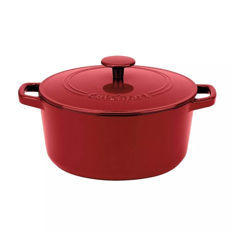 Cuisinart Enameled Cast Iron 10 Round Fry Pan - Red