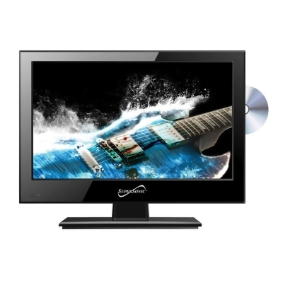 Supersonic SC1312 13.3 inch 720p LED HD TV with DVD Player 