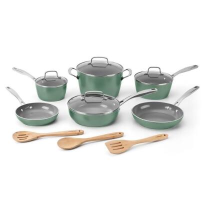 Cuisinart 53G13SG GreenChef 13-Pc Ceramica XT Nonstick Cookware Set 